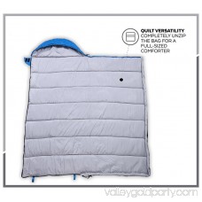 Large Scoop Sleeping Bag Cool-Weather Waterproof Sleeping Bag for Adult Camping Hiking